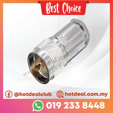Connector RG8 PL259 male
