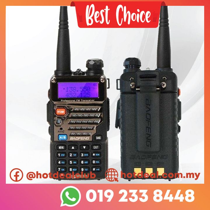 Walkie talkie Baofeng uv5re dualband (stock READY)