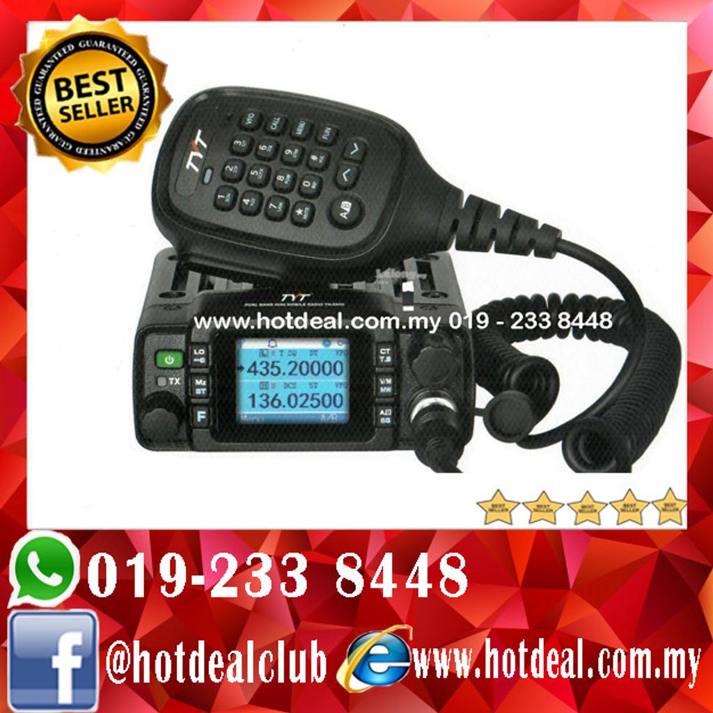 Mobile rig TYT TH8600 mini dualband – Hotdeal Store