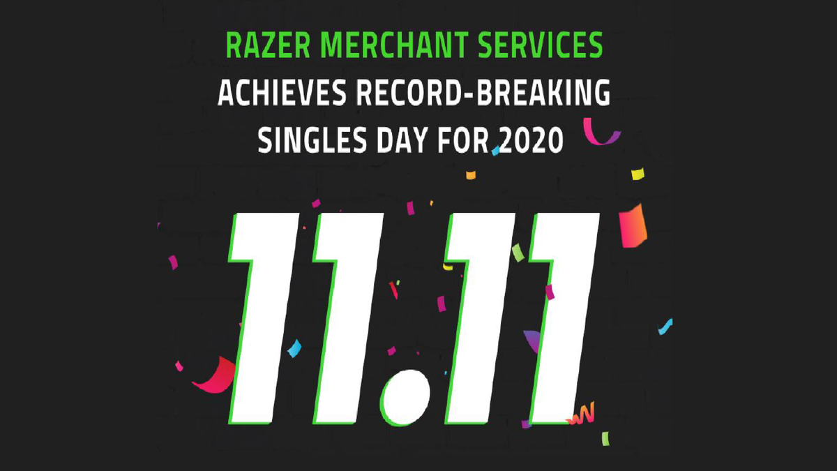 Razer Payment Gateway Achieves Record-Breaking on 11.11 2020