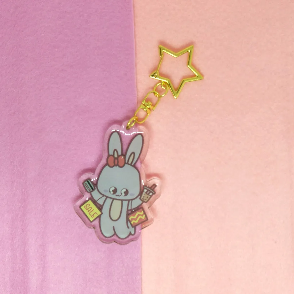 Shopaholic Kiki Keychain.jpg