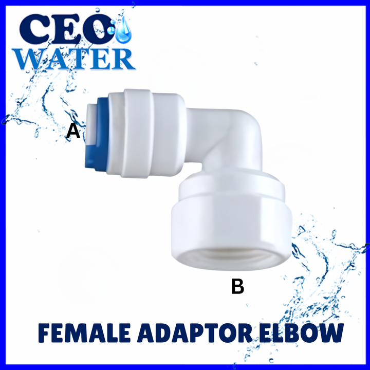 CRT.FEMALE ADAPTOR ELBOW TEMP