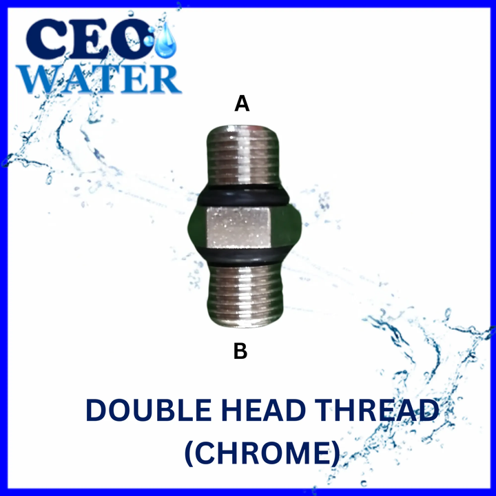 CORRECTION  double head thread chrome template