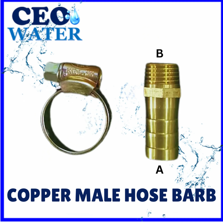 CORRECTION COPPER MALE HOSE BARB  TEMPLATE