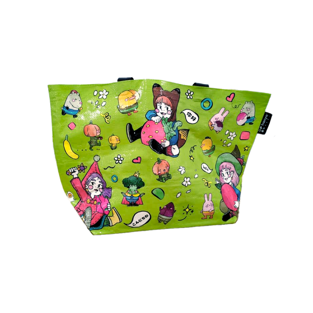 hanya-non-woven-bag-green-edition