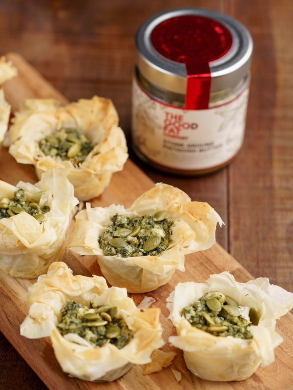 Spinach and Cheese Filo Cups