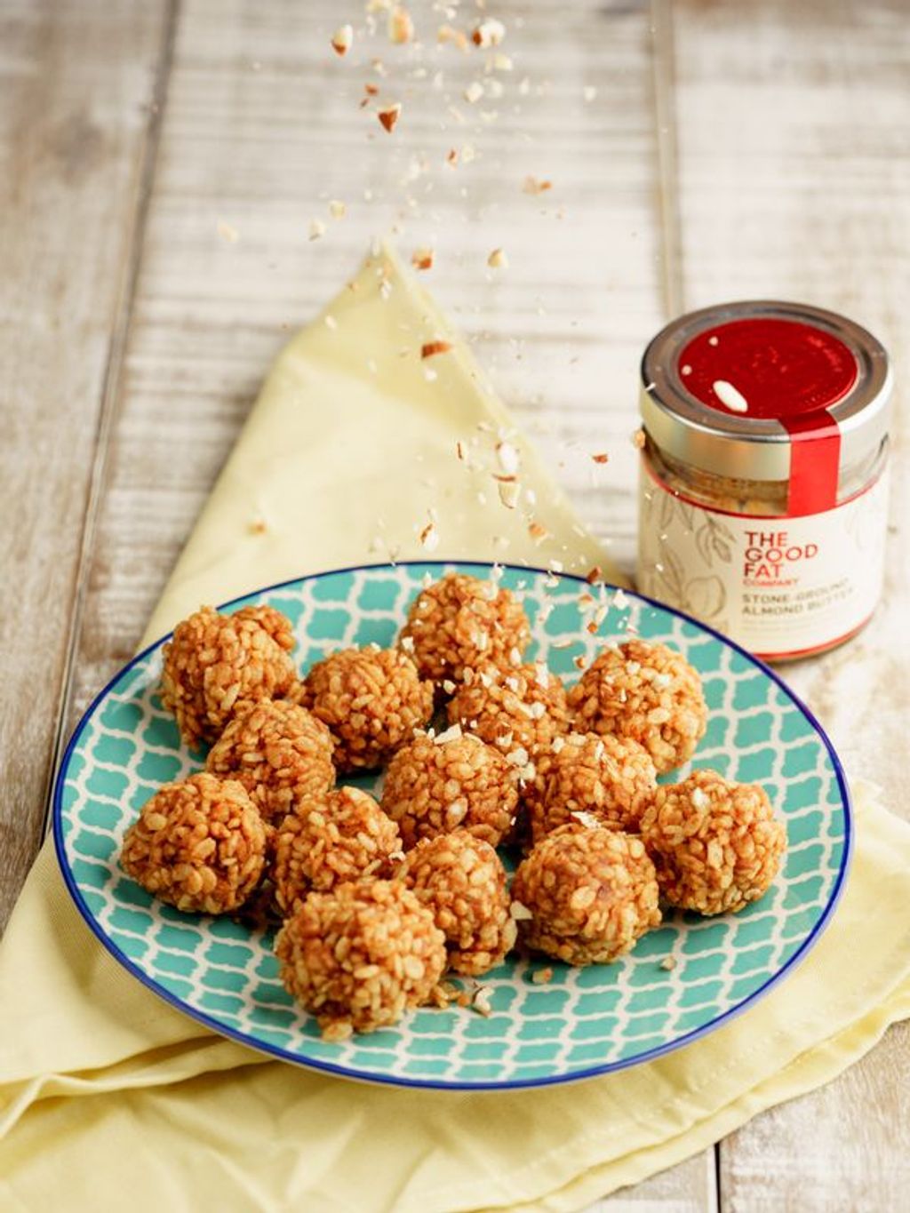 Almond Rice Krispie Balls