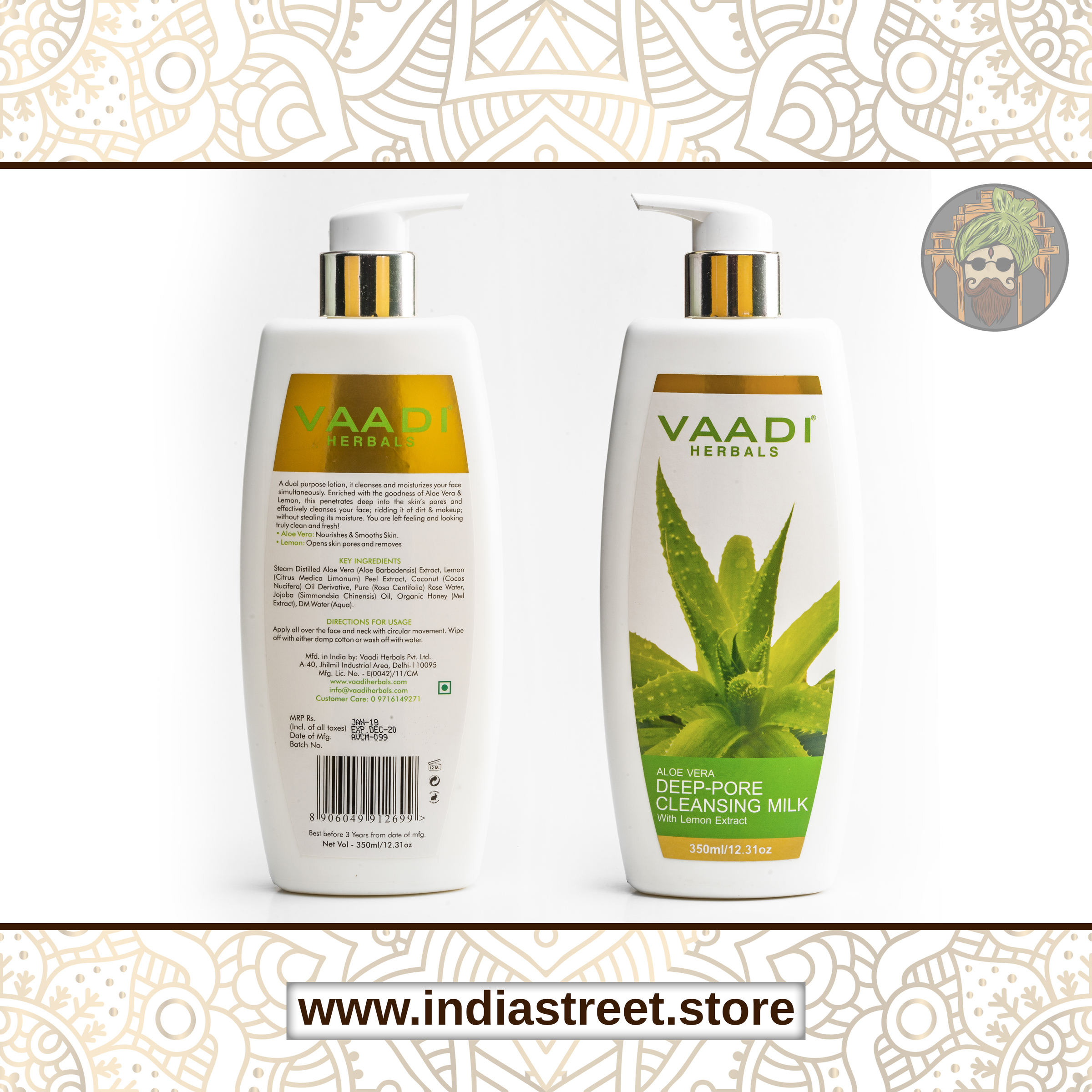 vaadi cleansing milk