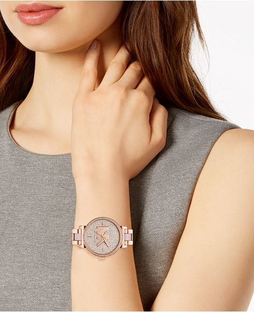 sofie pave rose gold michael kors