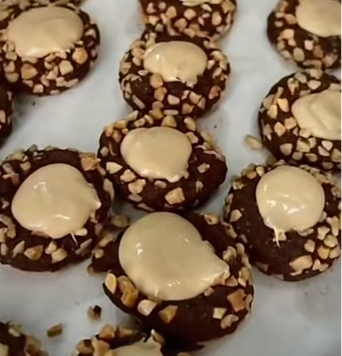 Bueno button cookies