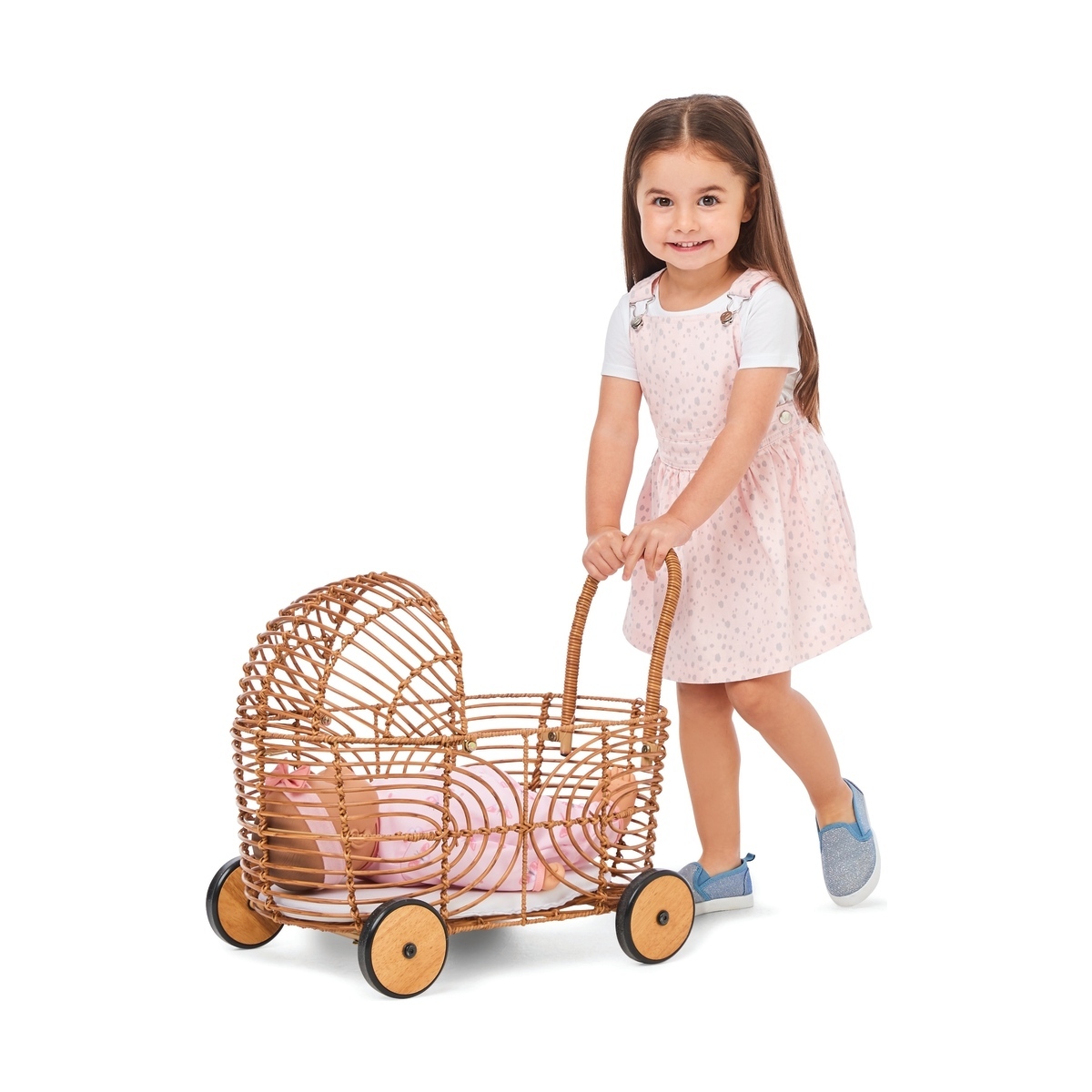 rattan pram