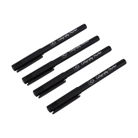 CLEARANCE: Anko 4 Pack Calligraphy Markers – Sarang Design Studio