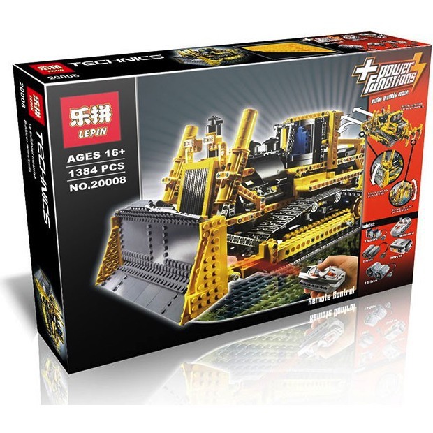 Lepin 20008 (8275) Motorized Bulldozer – Magnifizio Bricks