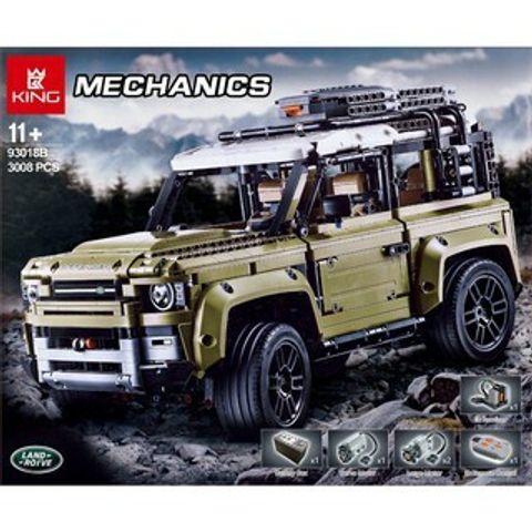 (Remote Control / Dynamic Version) King / Queen / Lepin 93018 93018B  Technic Land Rover Defender Mould King 13175 – Magnifizio Bricks