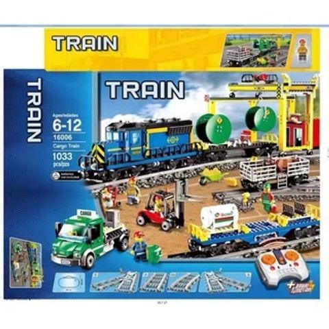 Tigers 16006 (Lepin 02008 Queen 82008 40014) City Cargo Train – Magnifizio  Bricks
