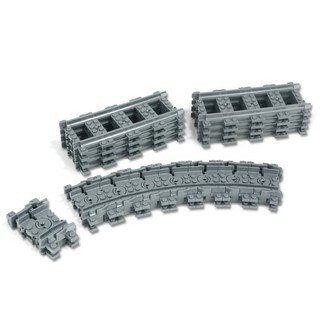 GBL KY98215-2 KY 98215 7499 (Lego Compatible) Parts Track Plastic (RC  Trains) Train Set 2 Flexible and Straight Tracks – Magnifizio Bricks