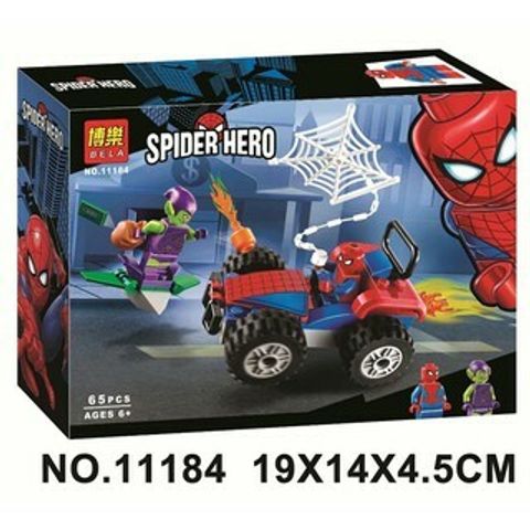 Bela / Lari 11184 Super Heroes Spider-Man Car Chase (Similar like Lepin  07115) – Magnifizio Bricks
