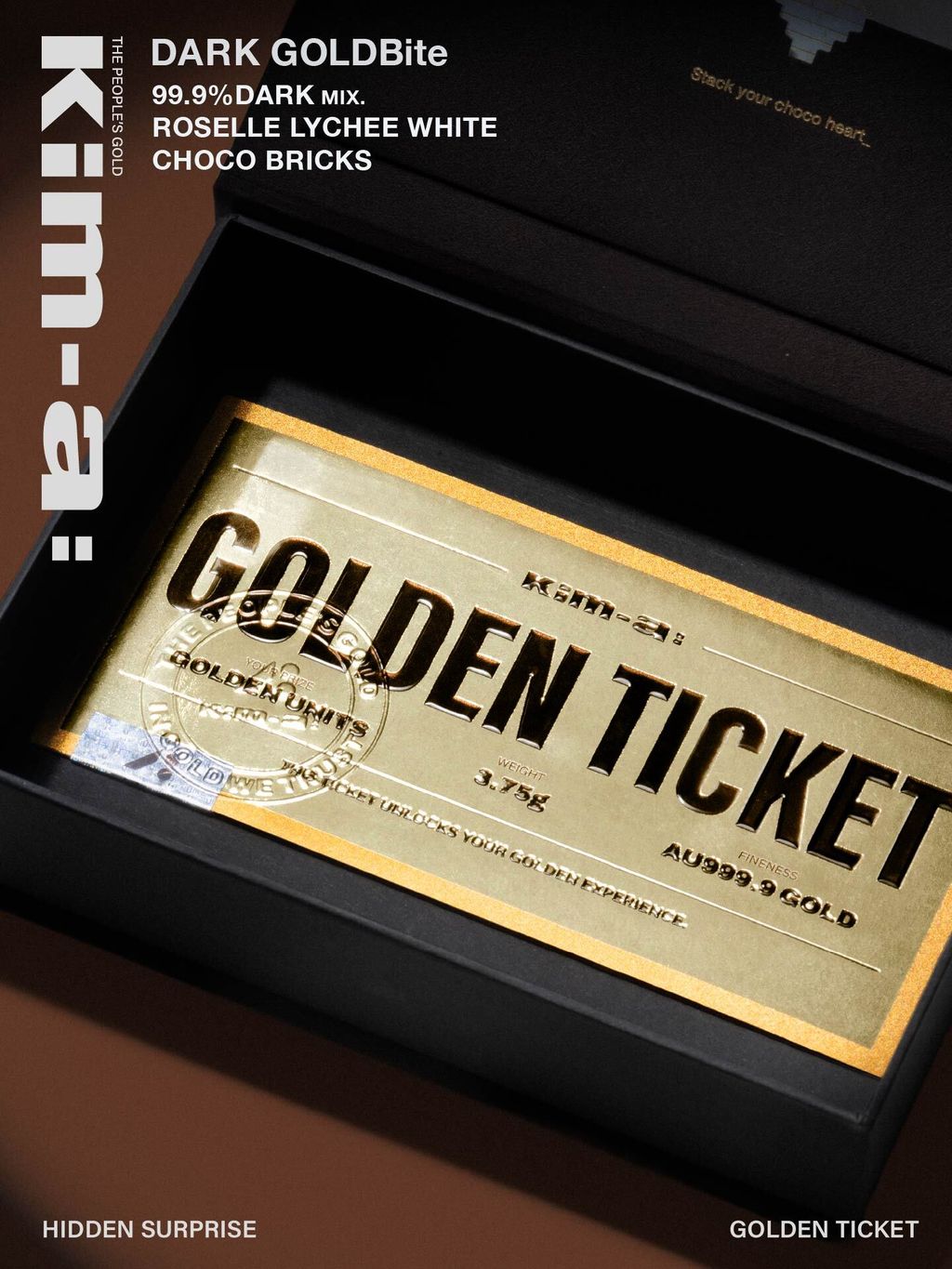 DARK GLDBite - FIRST CRUSH - 150分之1 開出GOLDEN TICKET(直式)