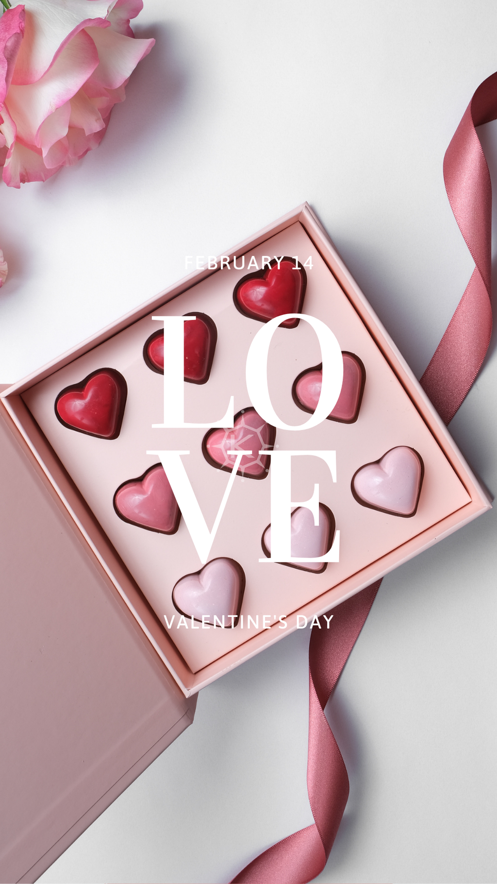 Red White Modern Typographic Valentines Day Instagram Story (1)