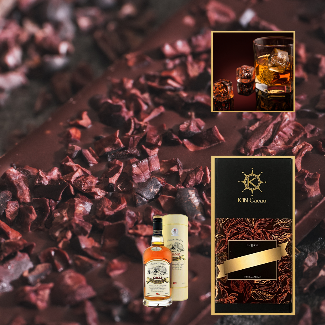 WHISKEY TIPSY NIBS 威醺可可仁黑巧– Kin Cacao金可可巧克力專賣店