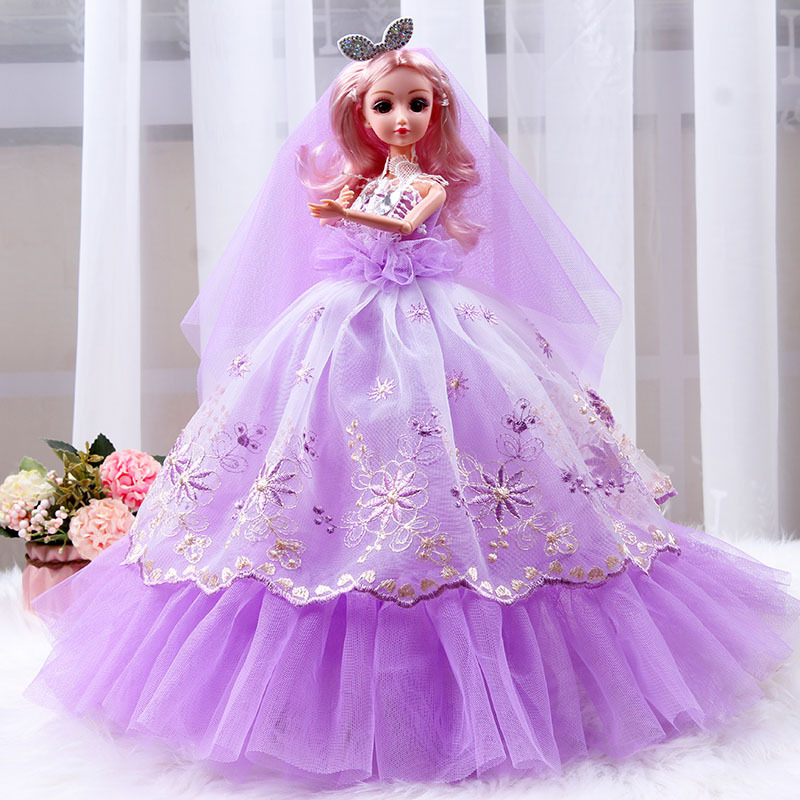 Princess Doll 45cm Princess Wedding Dress Doll in Lace Wedding Dress with  Rabbit Head Band – Toy Fairyland