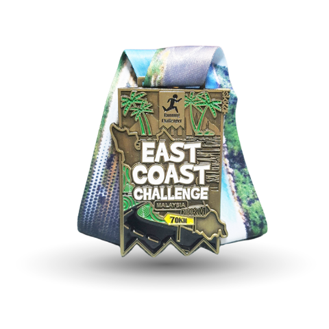 East Coast Challenge 70KM medal.png