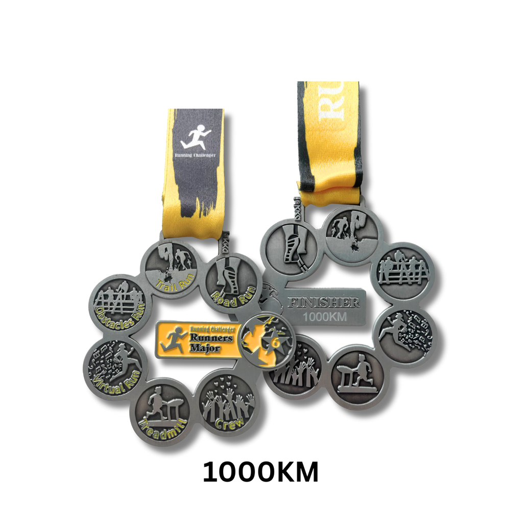 Runner Major 6 Medal 1000KM