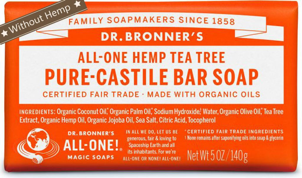 DB, Tea Tree Castile Bar Soap, 140g_1.jpg