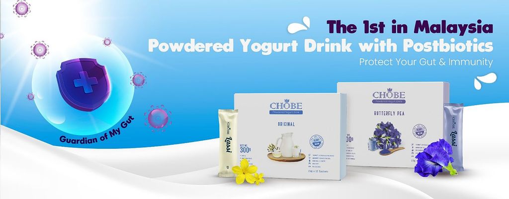 The 1st in Malaysia - CHOBE Powdered Yogurt Drink with Postbiotics