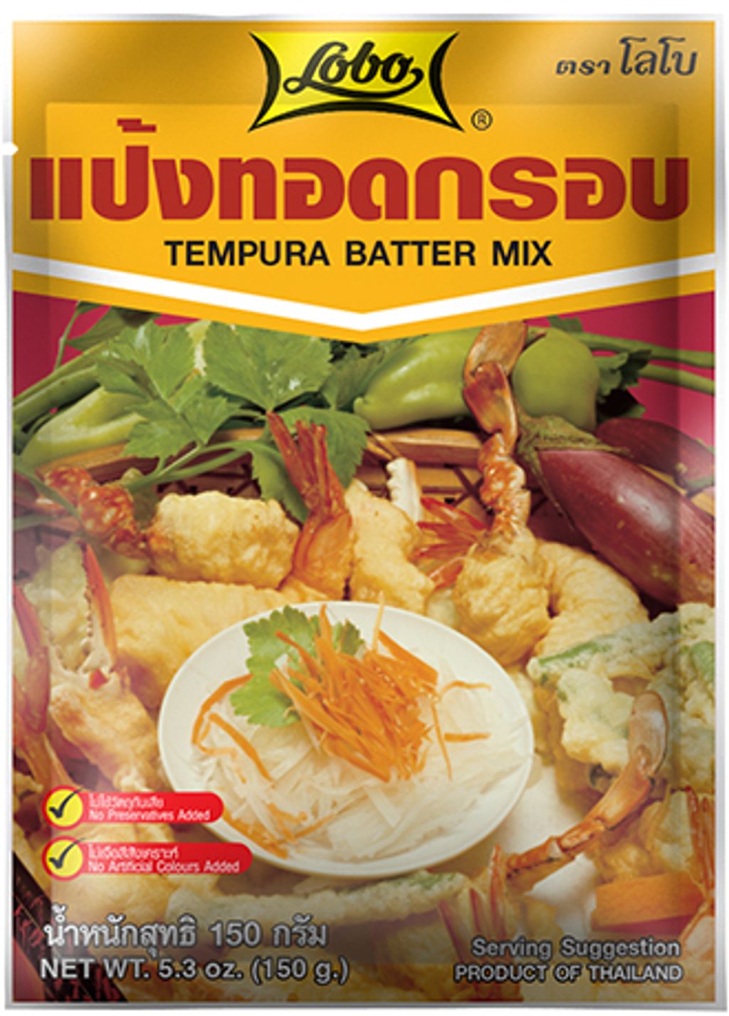LOBO Tempura Batter Mix 150 gram ETwo 泰国商品专卖店