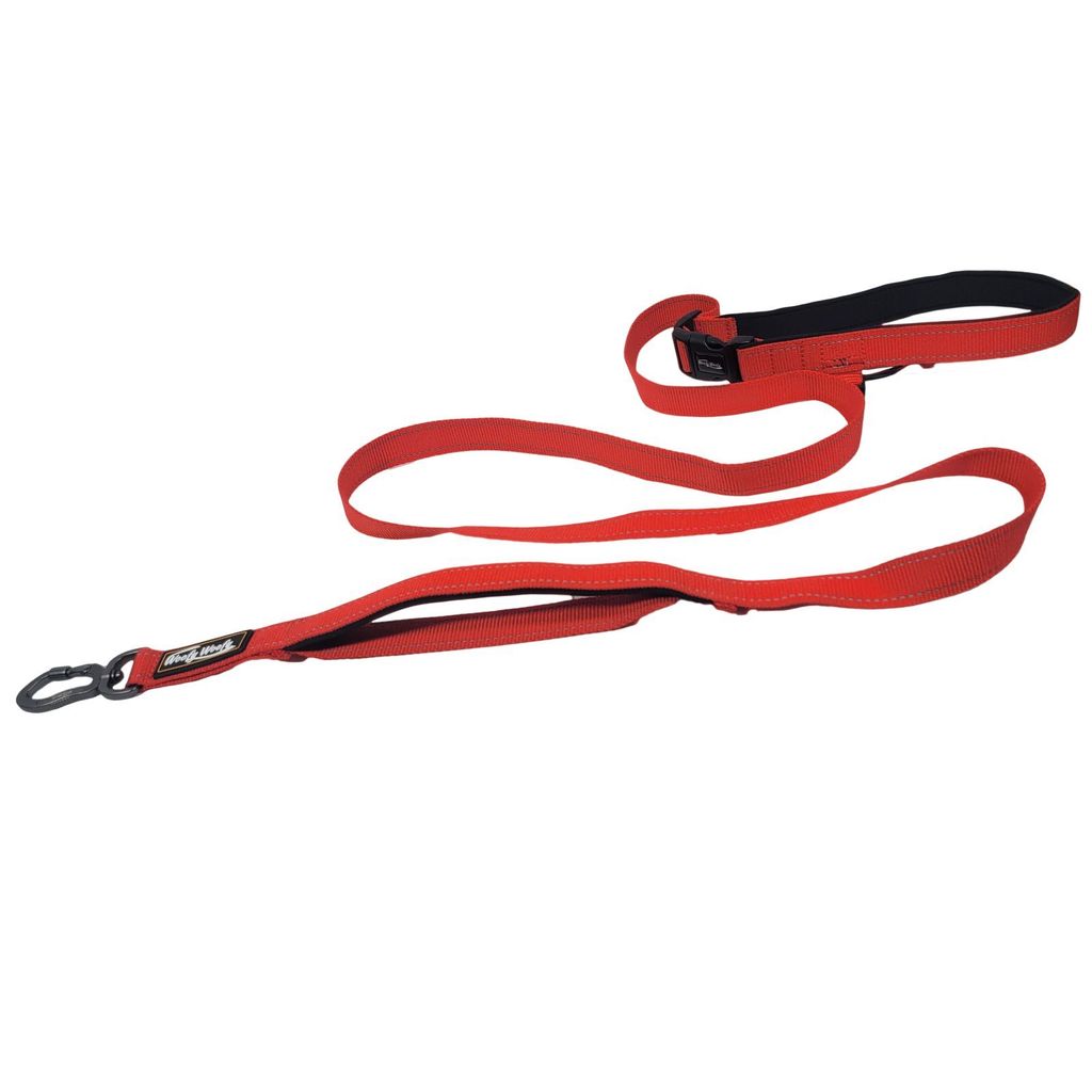 多功能牽繩-加長版-ML-燦爛紅-3