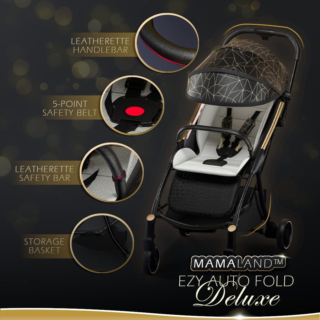 Mamaland Ezy Auto Fold Deluxe 6kg Lightweight Compact Automatic