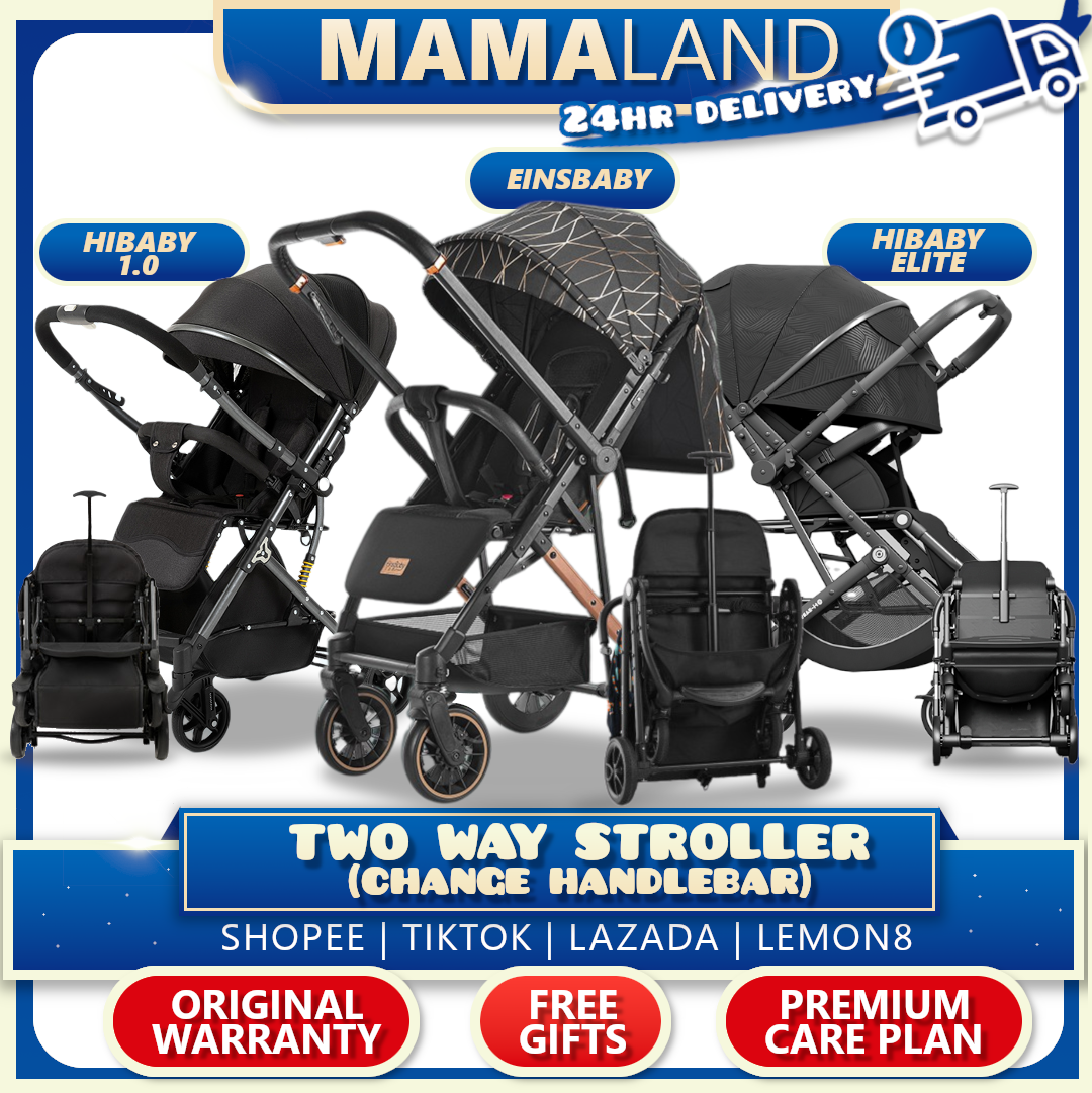 stroller - two way facing, handlebar