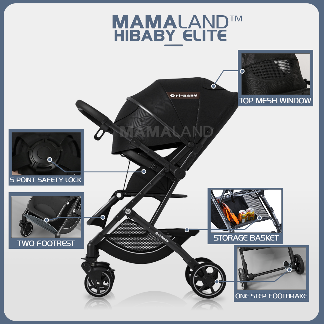 Mamaland Hibaby Elite Two Way Facing Stroller.png