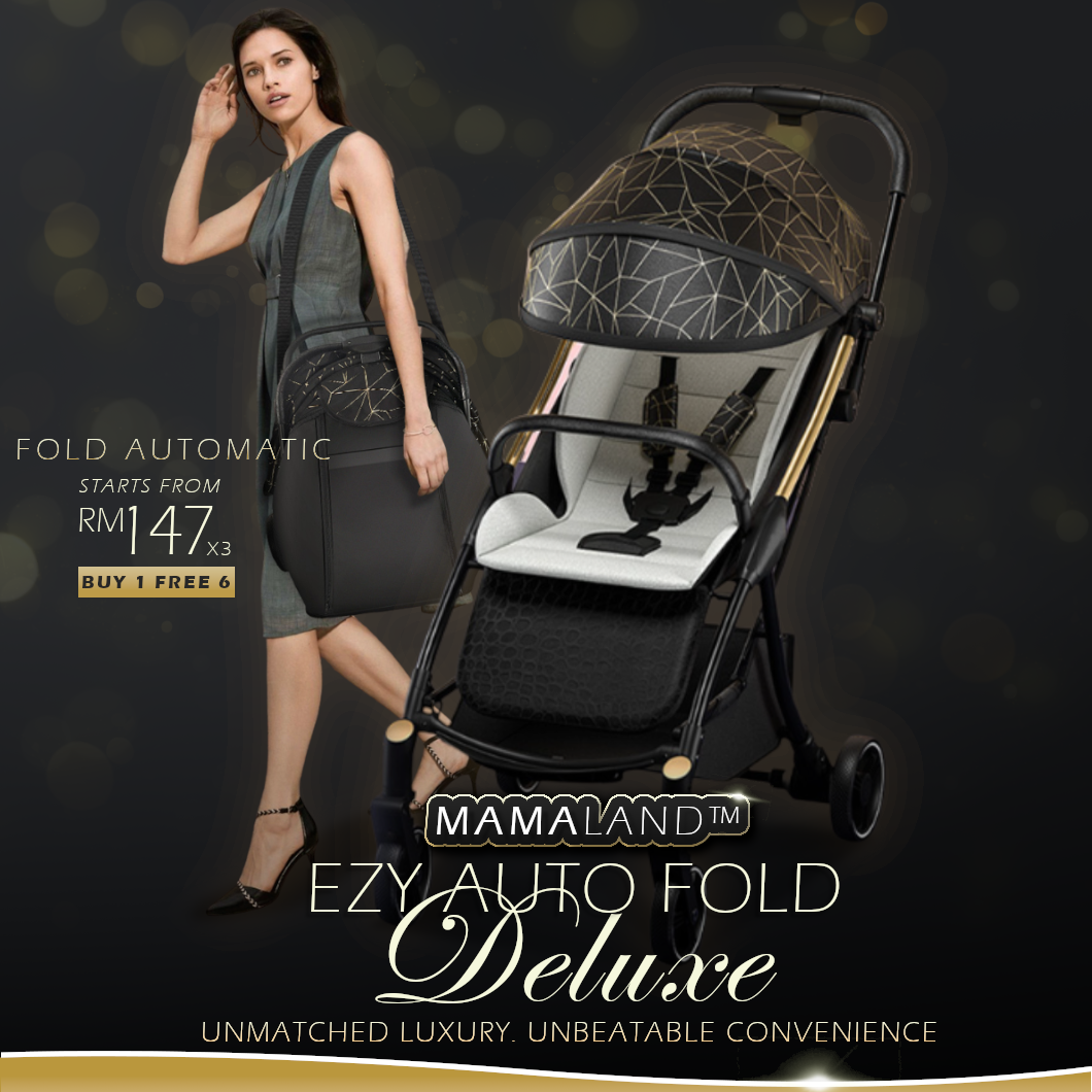 Mamaland Ezy Auto Fold Deluxe 6kg Lightweight Compact Automatic