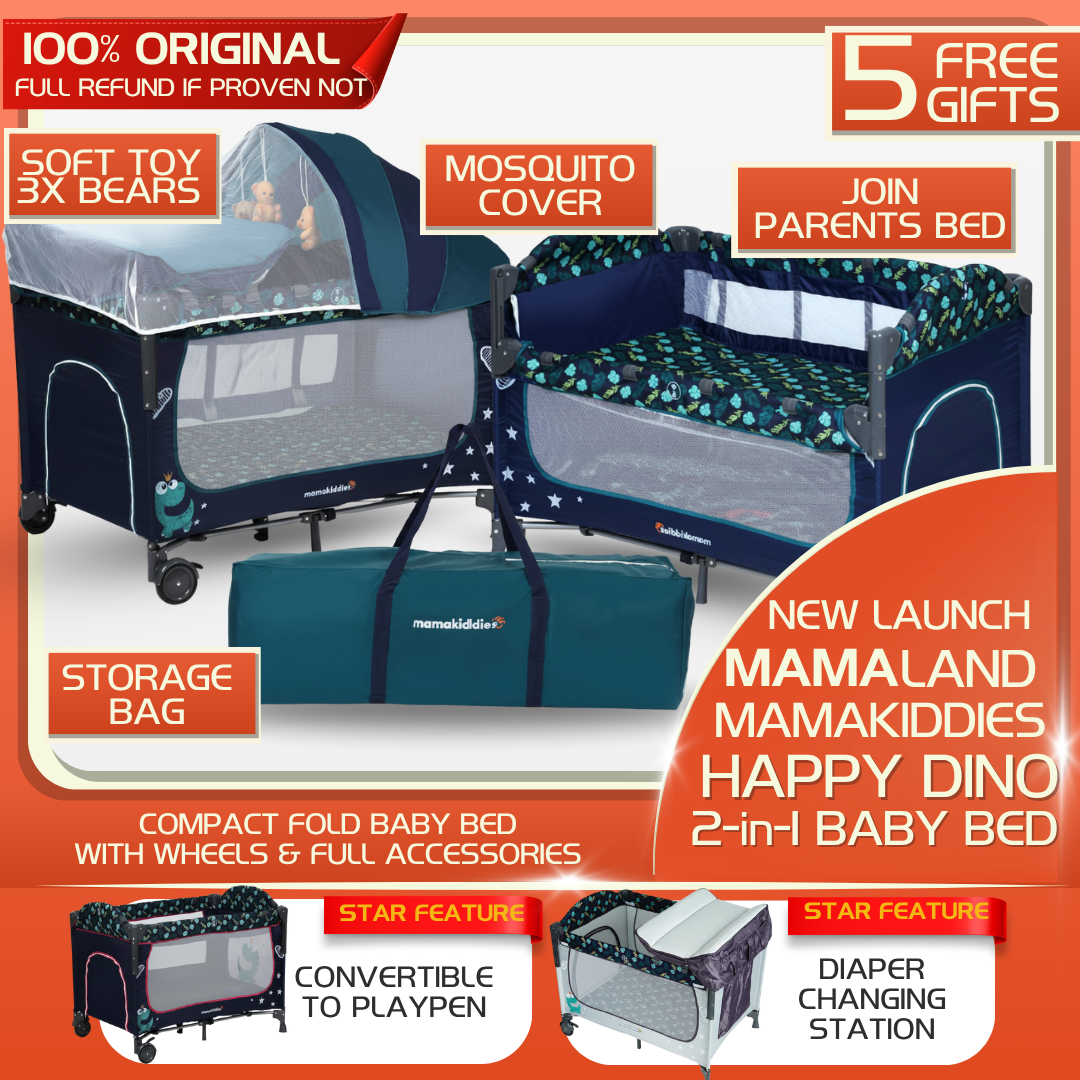 Mamakiddies Happy Dino Bed - Shopee Template 1