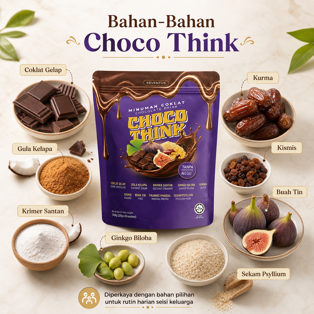 choco think dan bahan