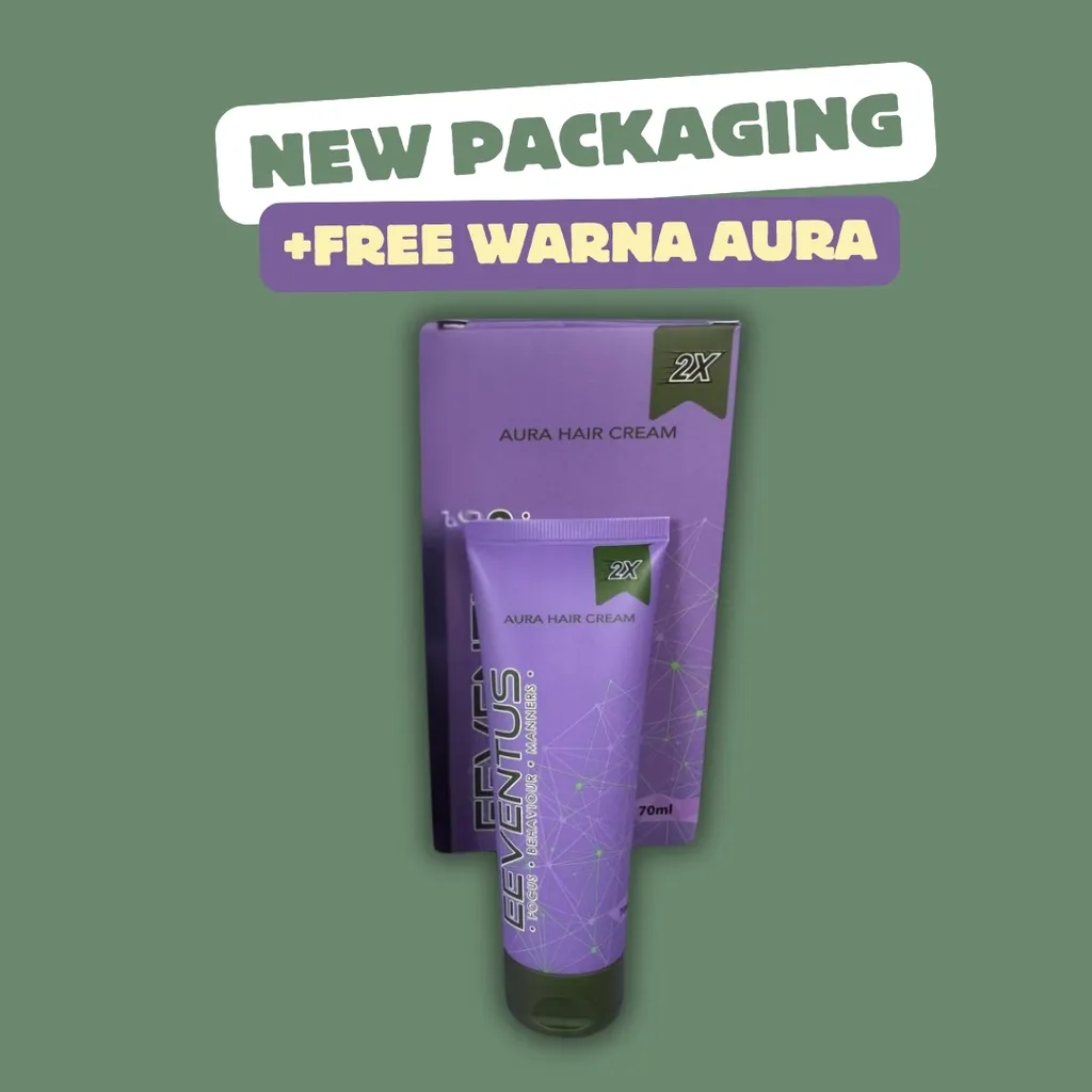 Pembungkusan Aura Hair Cream EEVENTUS 70 ml