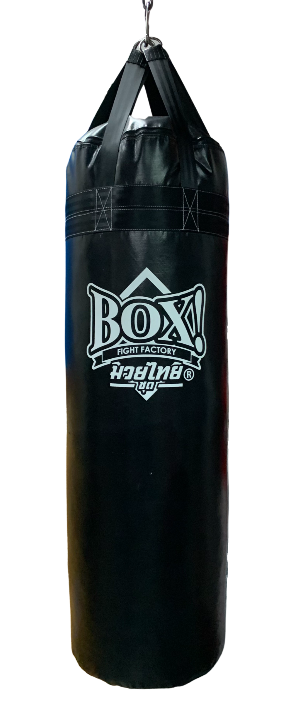 4FT 135 pound Punching Bag Made in USA Black // Gray Made in USA - PRO FIGHT  SHOP