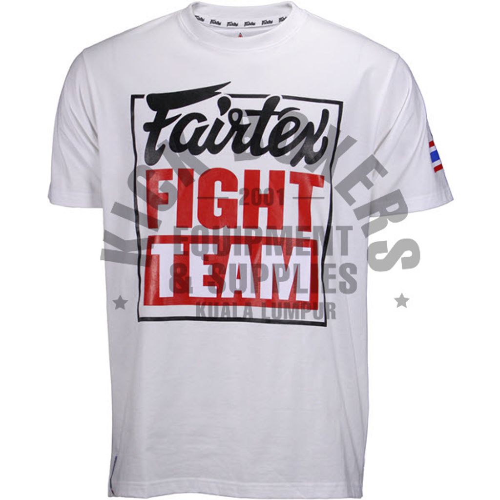 FAIRTEX_tshirts_TST51_fight-team_WHT-F