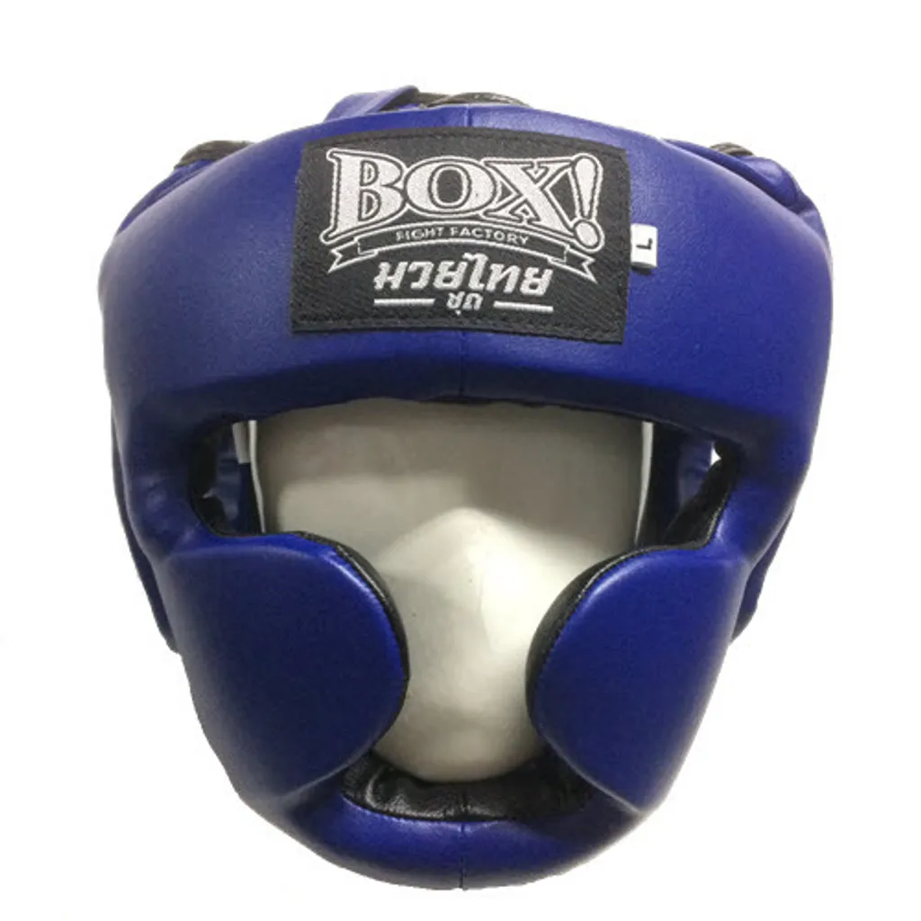 BOX!_Muay-Thai-serie_Headguard_PU-BLUE