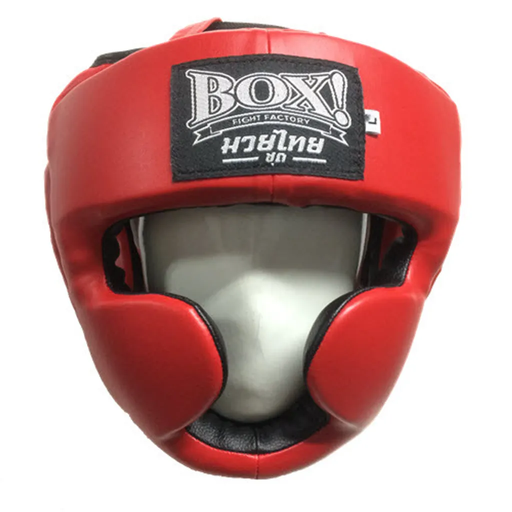 BOX!_Muay-Thai-serie_Headguard_PU-RED