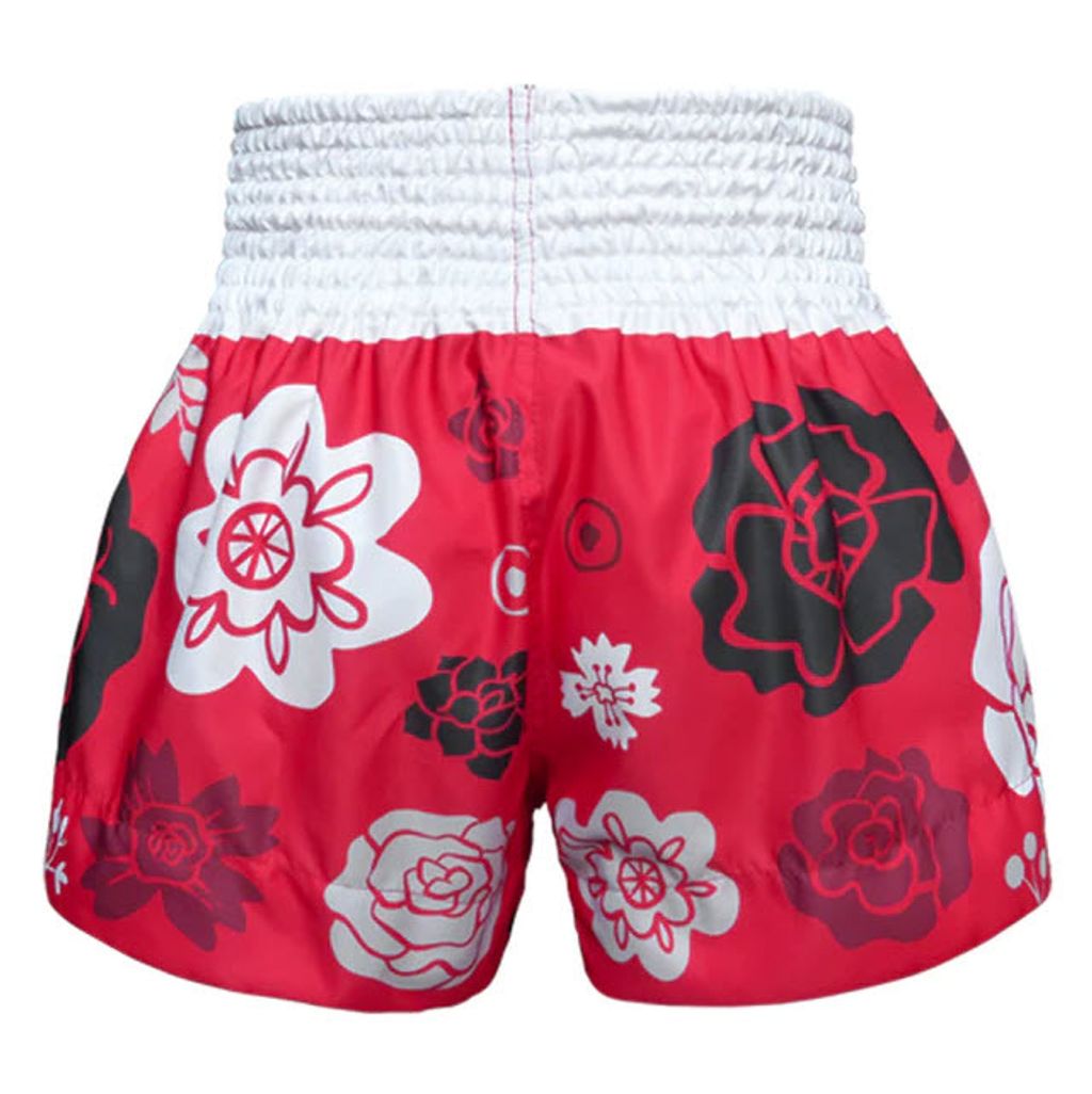 Muay Thai Fighter with Flower Pattern (BACK)