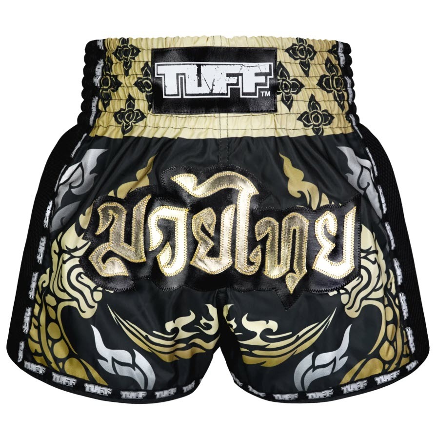 Venum Classic Muay Thai Kickboxing Shorts White Black - FIGHTWEAR SHOP - Foto 7