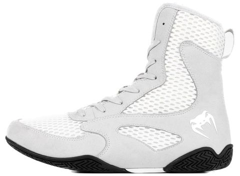 VENUM Contender Boxing Shoes (White/Grey) – Kick Boxers