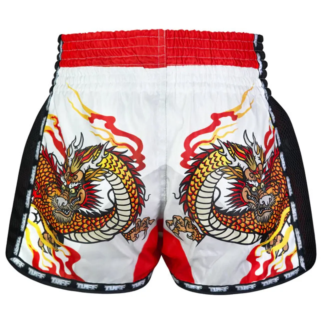 Retro Style White Chinese Dragon (BACK)