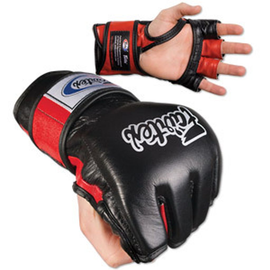 FAIRTEX_MMA_GLOVES_FGV-12_Black-Red