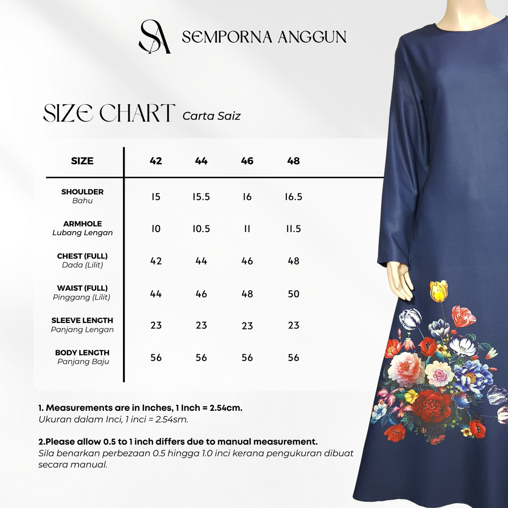 20005 - Size Chart 1