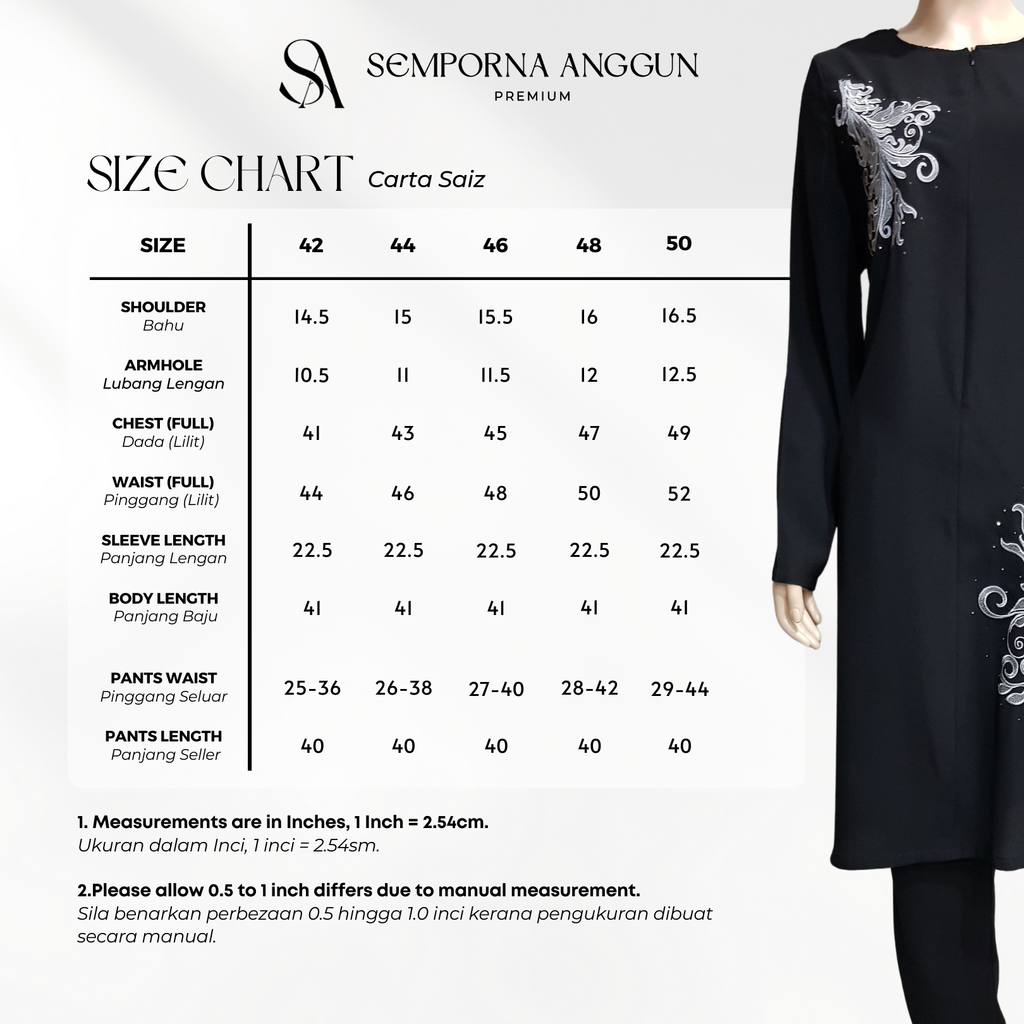31130 - Size Chart 1