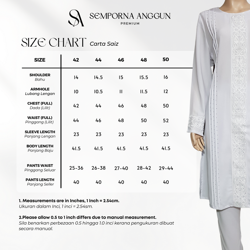 13110 - Size Chart 1